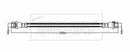 Borg & Beck Brake Hose Part No -BBH8856