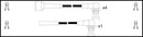 Lucas Ignition Lead Set - LUC4100