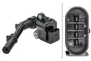 HELLA 5DA 358 168-401 Ignition Coil - 12V - 4-pin connector - Bayonet