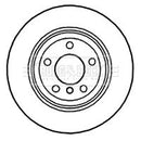 Borg & Beck Brake Disc Pair Part No -BBD4726