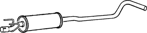 Klarius GM116G - Box With Centre Pipe