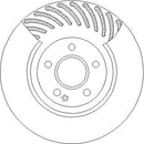 Disctech Brake Disc - Fits Hyundai, Infiniti - ABD3828 - Front Axle