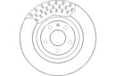 Disctech Brake Disc - Fits Audi, Ford - ABD3222 - Rear Axle