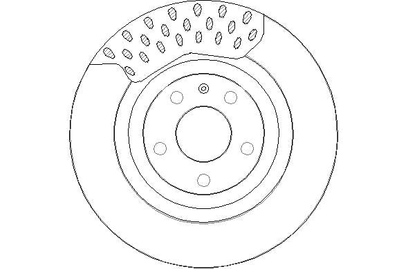 Disctech Brake Disc - Fits Audi, Ford - ABD3222 - Rear Axle