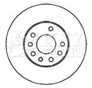 Key Parts Brake Disc Pair Part No -KBD4436