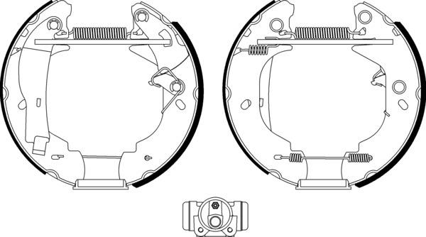 Mintex Brake Shoe Kits fits -Ford MSP113 (also fits other vehicles)