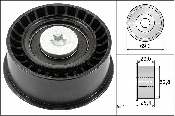 INA Deflection/Guide Pulley - Timing Belt - Part No - 532003310