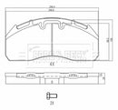 Borg & Beck Brake Pads - BBP33004