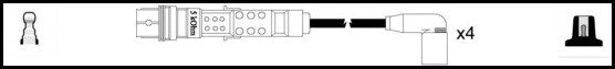 ElectroSpark Ignition Lead Set - OEK1076