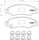 Opel Subaru Suzuki Vauxhall Brake Pad Set - Padtech PAD2709