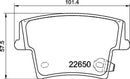 Mintex Brake Pad Set fits -Dodge MDB3935 (also fits other vehicles)