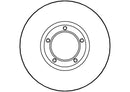 Disctech Brake Disc - Fits Ford - ABD2649 - Front Axle