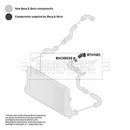 Borg & Beck Turbo Hose Part No -BTH1165
