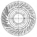 Borg & Beck Brake Disc Single Part No -BBD6207S