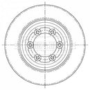 Borg & Beck Brake Disc Pair Part No -BBD5409