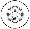 Borg & Beck Brake Disc Pair Part No -BBD4617