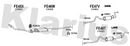 Klarius FE45X - Front Pipe  - Fits Ford Transit 1.6,2.0