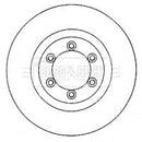 Borg & Beck Brake Disc Pair Part No -BBD4583