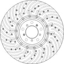 Disctech Brake Disc - Fits Bmw - ABD3913 - Front Axle Left