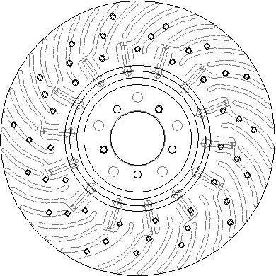 Disctech Brake Disc - Fits Bmw - ABD3913 - Front Axle Left