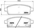 Brembo Brake Pad Set - P59080