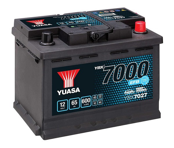 Yuasa YBX7027 Efb Start Stop Plus Battery