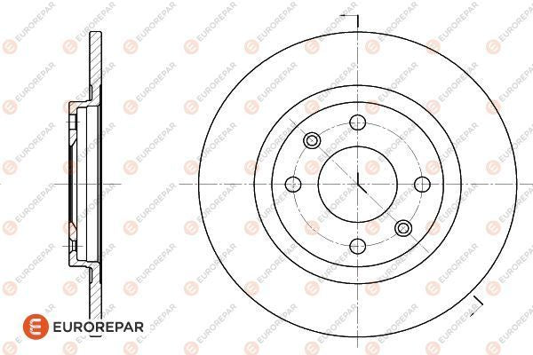 Eurorepar Brake Disc - 1618859980