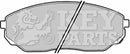 Key Parts Brake Pad Set -KBP1874