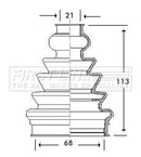 First Line Cv Joint Boot Kit Part No -FCB2789