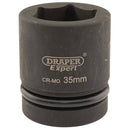 Expert HI-TORQ 6 Point Impact Socket, 1" Sq Dr, 35mm