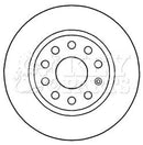 Key Parts Brake Disc Pair Part No -KBD5200