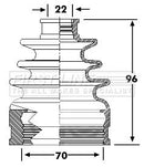 First Line Cv Joint Boot Kit Part No -FCB6324