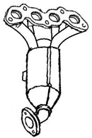 Klarius 325284 - Catalyst Type Approved  - Fits Suzuki SX4 1.6i (JY)