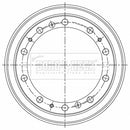 Borg & Beck Brake Drum - BBR32560