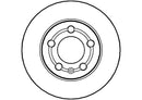 Disctech Brake Disc - Fits Audi, Honda - ABD2773 - Rear Axle