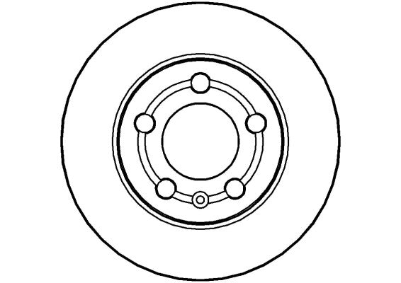 Disctech Brake Disc - Fits Audi, Honda - ABD2773 - Rear Axle