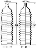 First Line Steering Gaiter Kit Part No -FSG3375