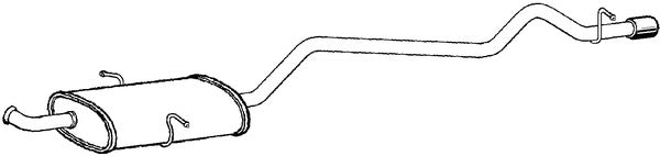 Klarius MZ532L - Box With Tail Pipe