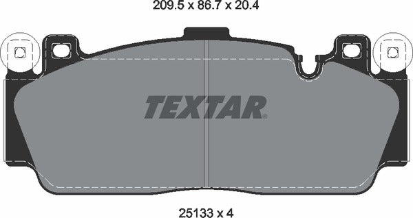 Textar Brake Pad Set - 2513301