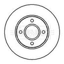 Borg & Beck Brake Disc Pair Part No -BBD4983