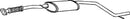 Klarius FE636A - Box With Centre Pipe  - Fits Ford Mondeo 2.0i