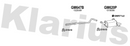 Klarius GM647B - Centre Pipe  - Fits Opel Astra H 1.7 CDTi
