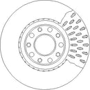 Disctech Brake Disc - Fits Alfa romeo, Mercedes-benz - ABD3821 - Front Axle