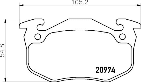 Mintex Brake Pad & Disc Kit fits -Citroën Peugeot MDK0104 (also fits other vehicles)