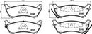 Mintex Brake Pad Set fits -MercedesBenz MDB1937 (also fits other vehicles)