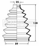 First Line Cv Joint Boot Kit Part No -FCB6088