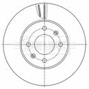 Borg & Beck Brake Disc Pair Part No -BBD5528