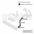 First Line Heat Exchanger Hose Part No -FTH1045