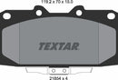 Textar Brake Pad Set - 2185401