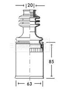 Borg & Beck Cv Joint Boot Kit Part No -BCB2654